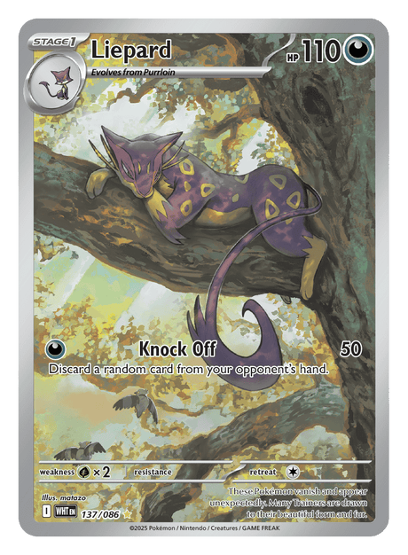 Liepard 137/086 - Pokémon TCG White Flare card