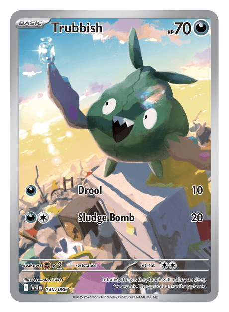 Trubbish 140/086 - Pokémon TCG White Flare card