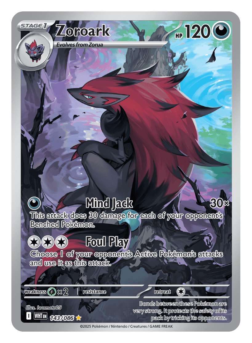 Zoroark 143/086 - Pokémon TCG White Flare card