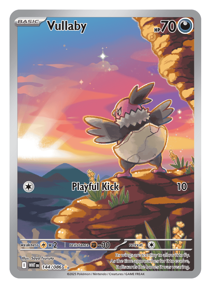 Vullaby 144/086 - Pokémon TCG White Flare card