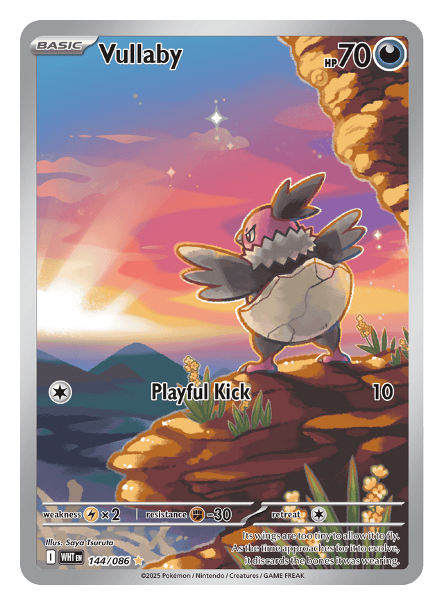 Vullaby 144/086 - Pokémon TCG White Flare card