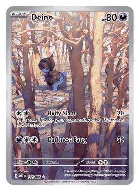 Deino 146/086 - Pokémon TCG White Flare card