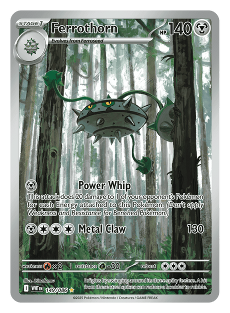 Ferrothorn 149/086 - Pokémon TCG White Flare card