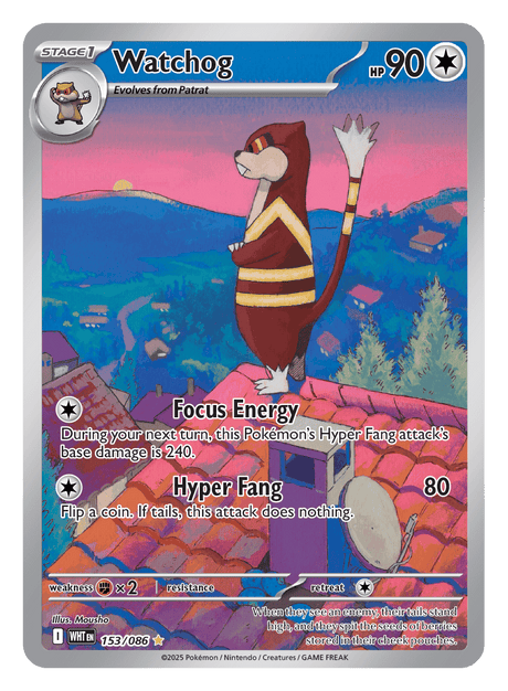 Watchog 153/086 - Pokémon TCG White Flare card