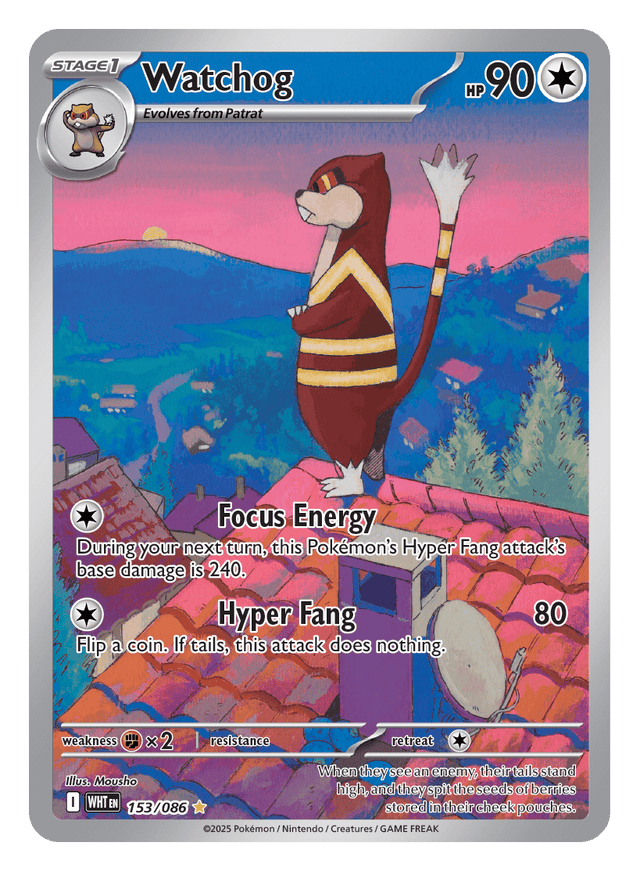 Watchog 153/086 - Pokémon TCG White Flare card