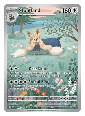 Stoutland 156/086 - Pokémon TCG White Flare card