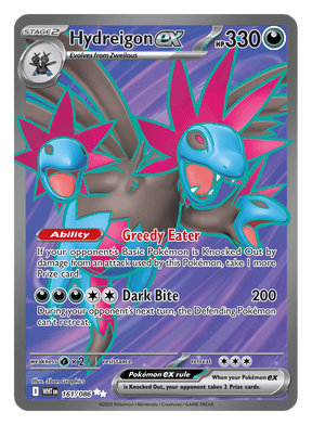 Hydreigon ex 161/086 - Pokémon TCG White Flare card