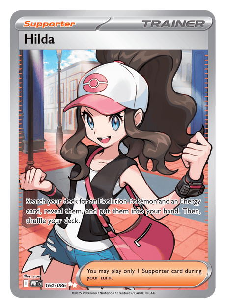 Hilda 164/086 - Pokémon TCG White Flare card