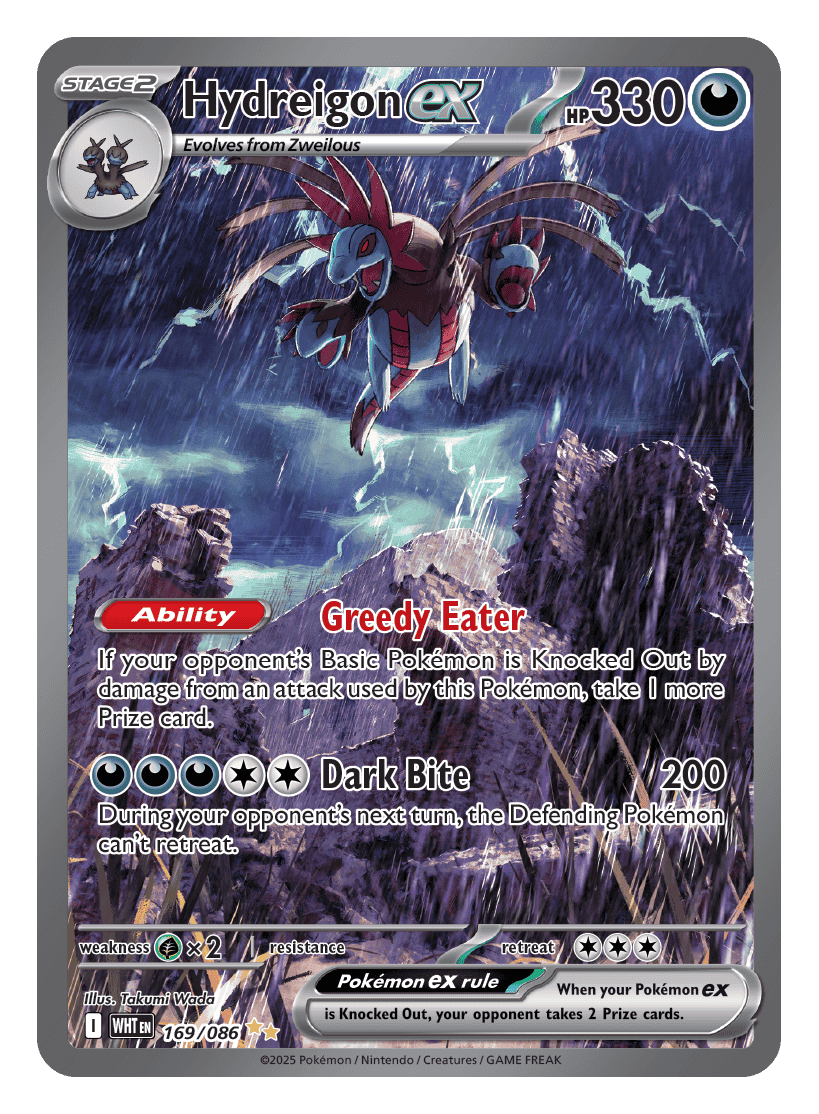 Hydreigon ex 169/086 - Pokémon TCG White Flare card