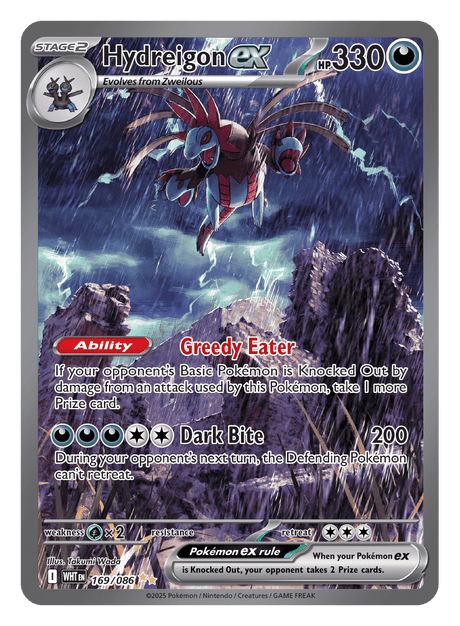 Hydreigon ex 169/086 - Pokémon TCG White Flare card