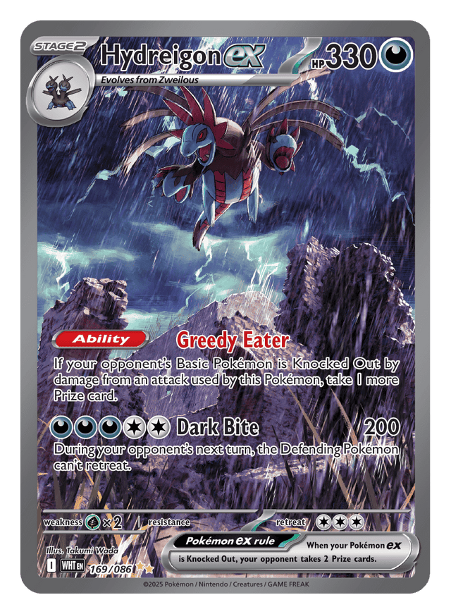 Hydreigon ex 169/086 - Pokémon TCG White Flare card