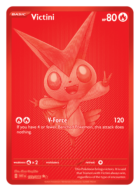 Victini 172/086 - Pokémon TCG White Flare card