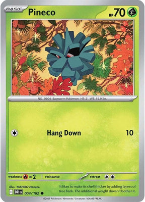 Pineco 004/182 - Destined Rivals Pokémon TCG card