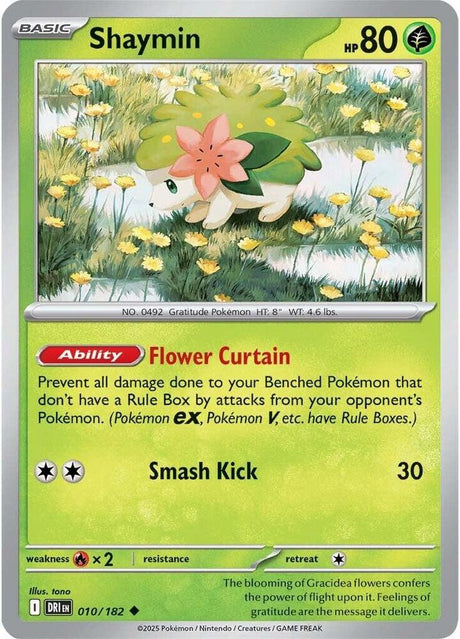 Shaymin 010/182 - Destined Rivals Pokémon TCG card