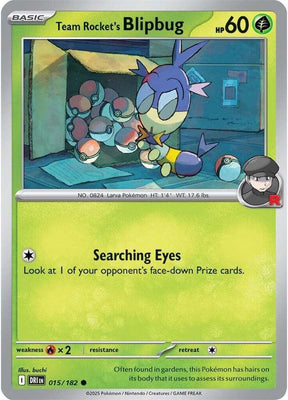 Team Rocket's Blipbug 015/182 - Destined Rivals Pokémon TCG card