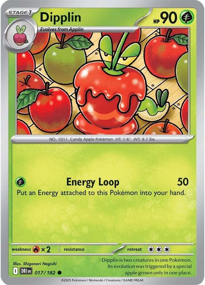 Dipplin 017/182 - Destined Rivals Pokémon TCG card