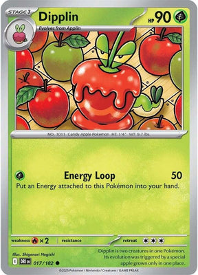 Dipplin 017/182 - Destined Rivals Pokémon TCG card