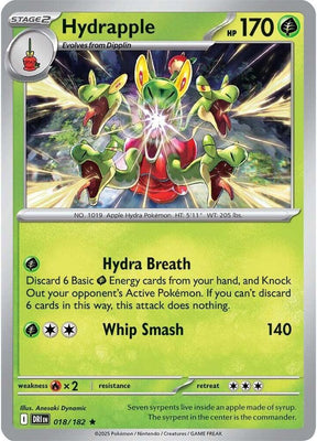 Hydrapple 018/182 - Destined Rivals Pokémon TCG card