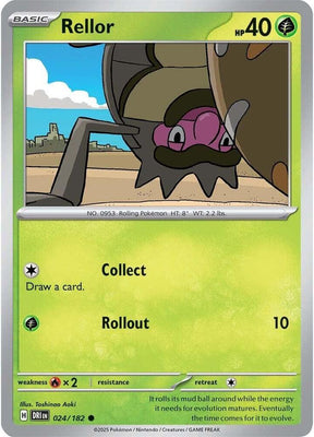Rellor 024/182 - Destined Rivals Pokémon TCG card