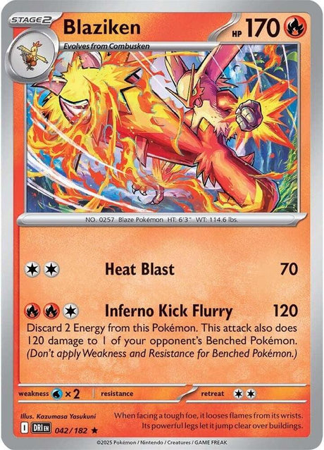 Blaziken 042/182 - Destined Rivals Pokémon TCG card