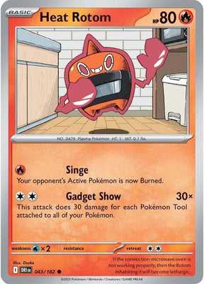Heat Rotom 043/182 - Destined Rivals Pokémon TCG card