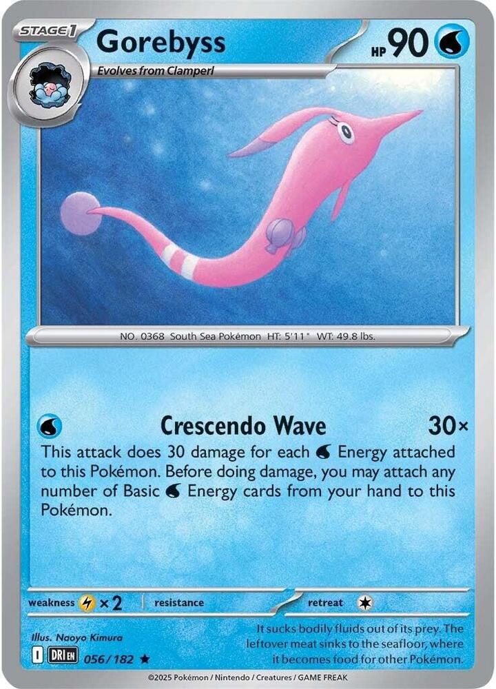 Gorebyss 056/182 - Destined Rivals Pokémon TCG card