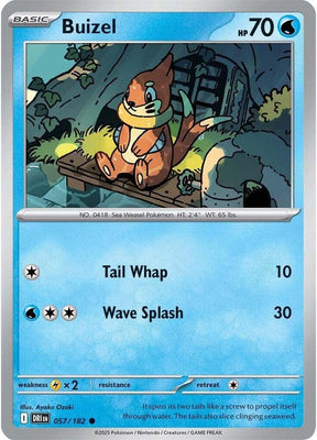 Buizel 057/182 - Destined Rivals Pokémon TCG card