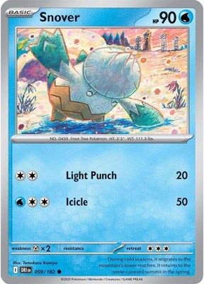 Snover 059/182 - Destined Rivals Pokémon TCG card