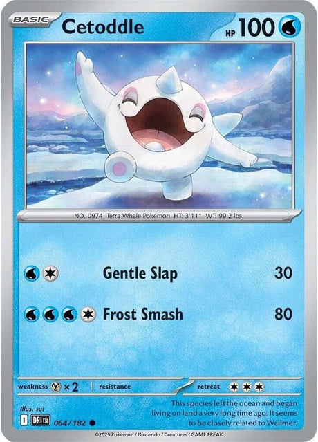 Cetoddle 064/182 - Destined Rivals Pokémon TCG card
