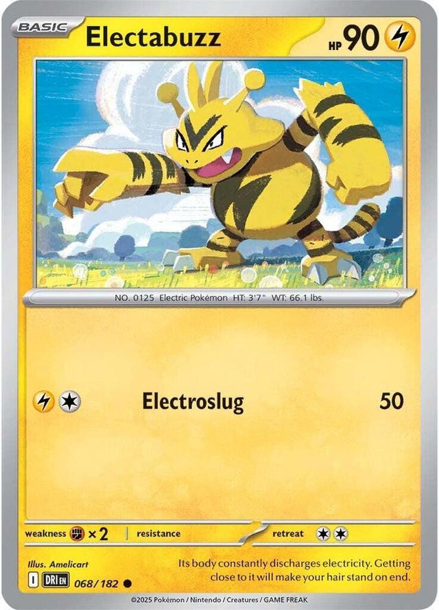 Electabuzz 068/182 - Destined Rivals Pokémon TCG card