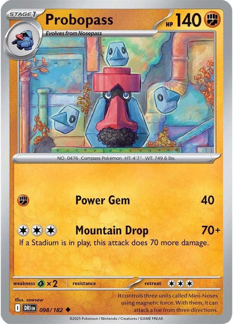 Probopass 098/182 - Destined Rivals Pokémon TCG card