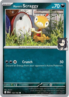 Marnie's Scraggy 132/182 - Destined Rivals Pokémon TCG card
