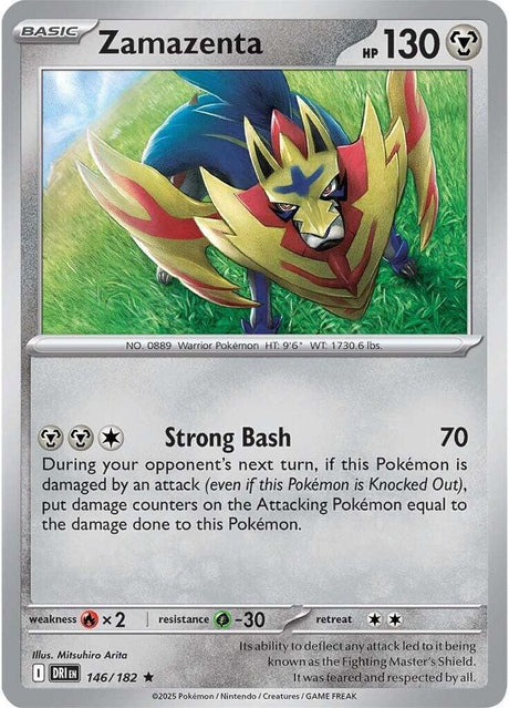 Zamazenta 146/182 - Destined Rivals Pokémon TCG card