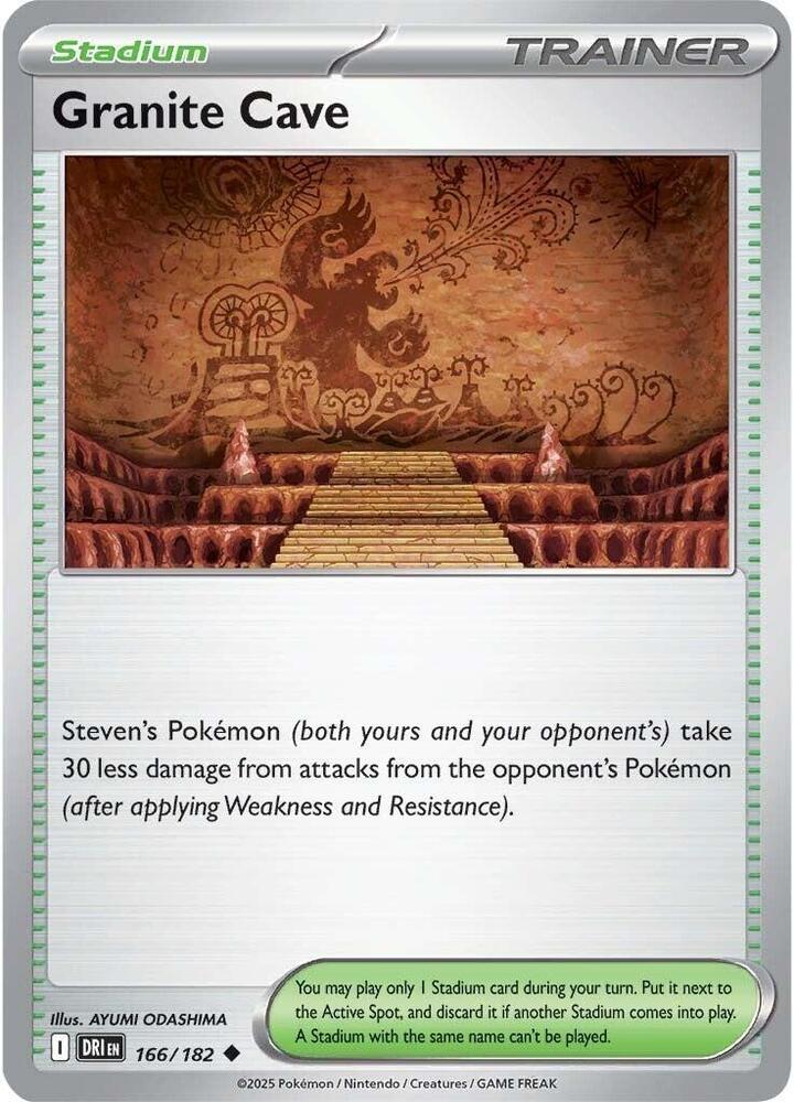 Granite Cave 166/182 - Destined Rivals Pokémon TCG card