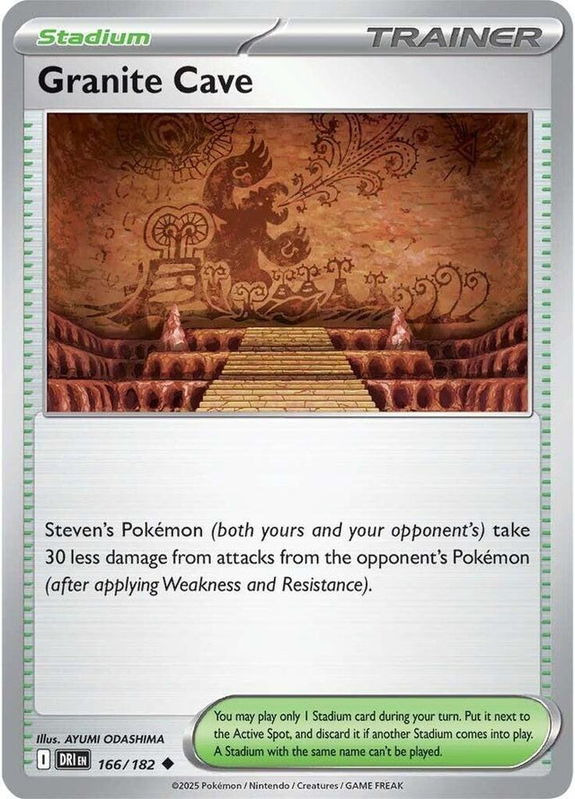 Granite Cave 166/182 - Destined Rivals Pokémon TCG card