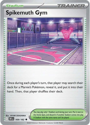 Spikemuth Gym 169/182 - Destined Rivals Pokémon TCG card