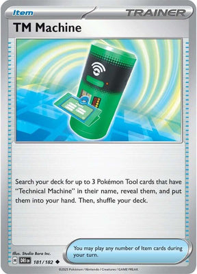 TM Machine 181/182 - Destined Rivals Pokémon TCG card