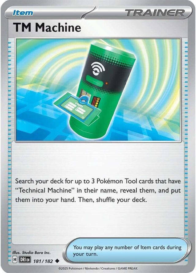 TM Machine 181/182 - Destined Rivals Pokémon TCG card