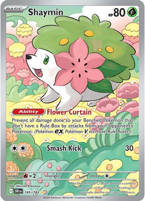 Shaymin 185/182 - Destined Rivals Pokémon TCG card