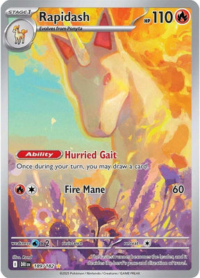 Rapidash 189/182 - Destined Rivals Pokémon TCG card