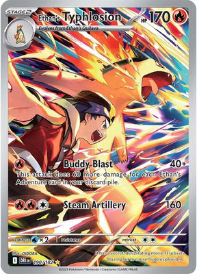 Ethan's Typhlosion 190/182 - Destined Rivals Pokémon TCG card