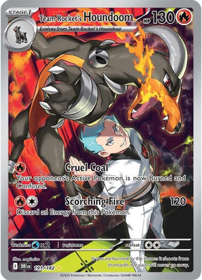 Team Rocket's Houndoom 191/182 - Destined Rivals Pokémon TCG card