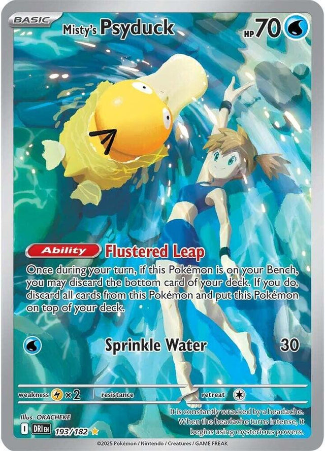 Misty's Psyduck 193/182 - Destined Rivals Pokémon TCG card