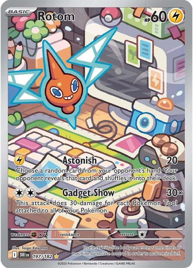 Rotom 197/182 - Destined Rivals Pokémon TCG card