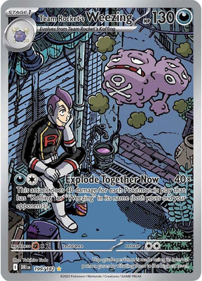 Team Rocket's Weezing 199/182 - Destined Rivals Pokémon TCG card