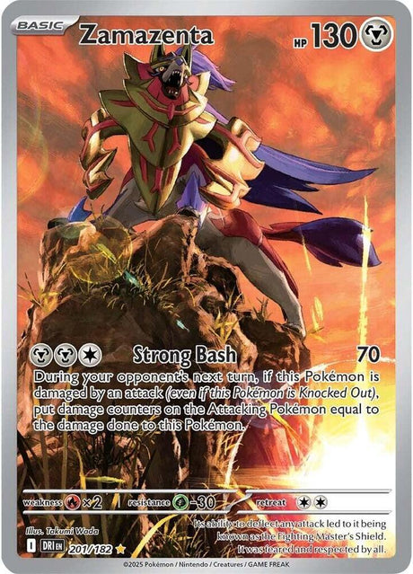 Zamazenta 201/182 - Destined Rivals Pokémon TCG card