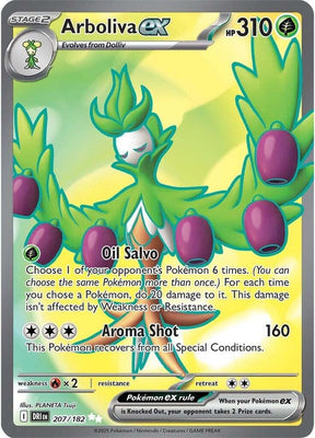 Arboliva ex 207/182 - Destined Rivals Pokémon TCG card