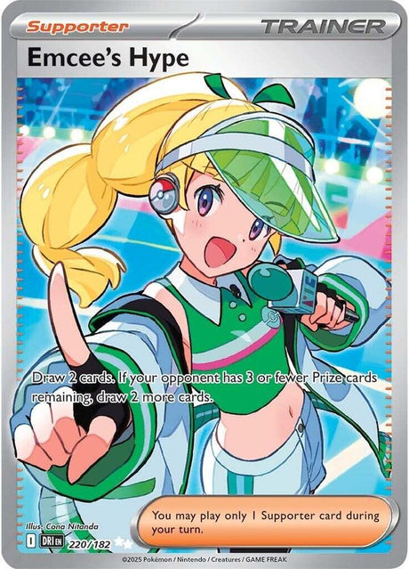 Emcee's Hype 220/182 - Destined Rivals Pokémon TCG card