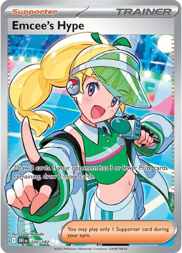 Emcee's Hype 220/182 - Destined Rivals Pokémon TCG card