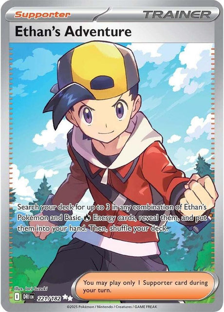 Ethan's Adventure 221/182 - Destined Rivals Pokémon TCG card